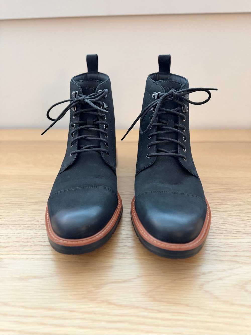 Cole Haan Men's Chamberlin Grand Cap Toe Boots, Size 11